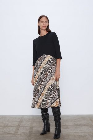 Las cosas raras de Zara: diez prendas con difícil explicación 6 Merca2.es Vestido combinado