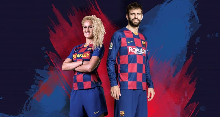 Camisetas de fútbol vendidas en el mundo por el Barcelona