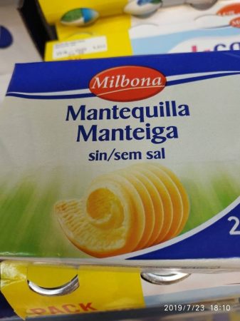 mantequilla y supermercados