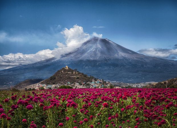 Vista del Popocatepetl