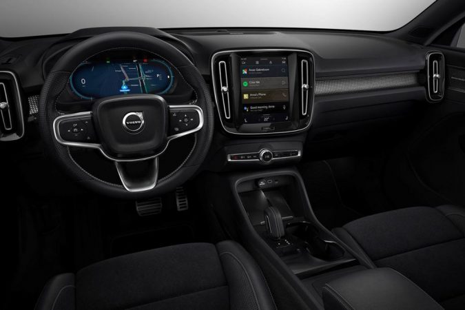 Interior del Volvo