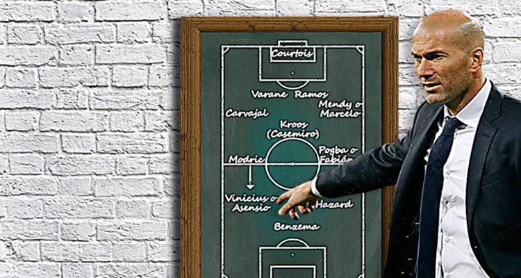 Un sistema de juego para Zidane, Real Madrid