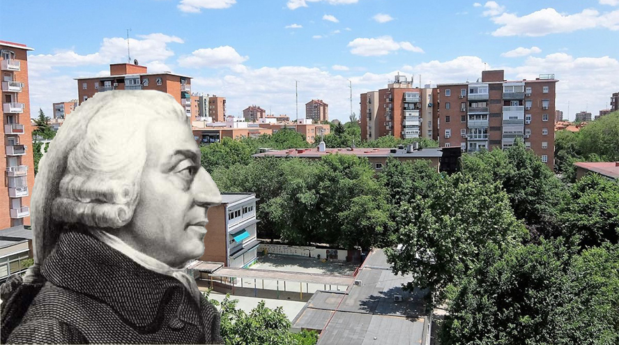 Adam Smith viviría en Moratalaz: el precio del alquiler no bajará