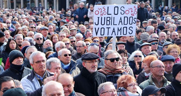 Pensiones España gasto