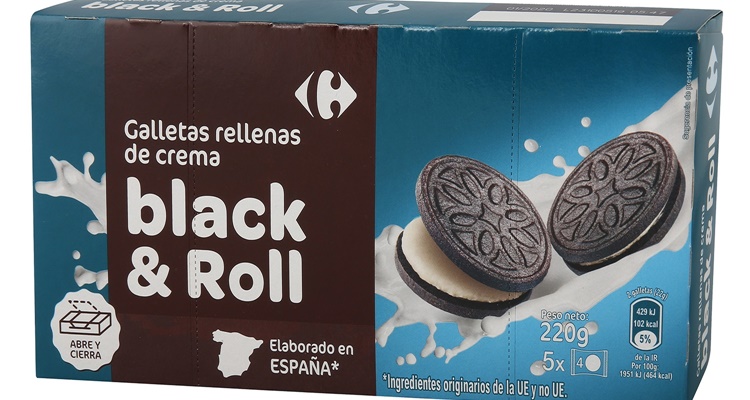 Galletas rellenas de crema de Carrefour frente a las de Mercadona