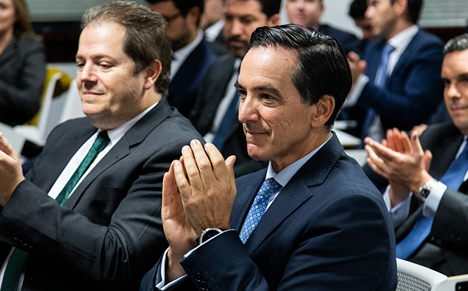 MERCA2 entrega los 'Premios a la Excelencia en los Mercados Financieros 2019' 2 Moncloa Suárez Martínez Aldama Moncloa