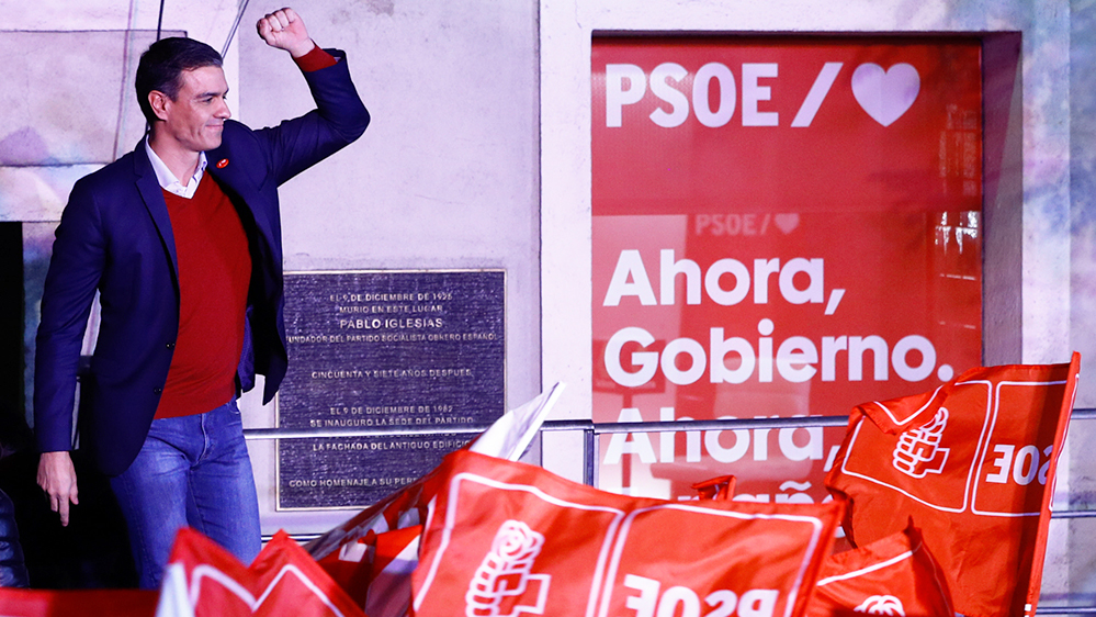 Vox Pedro Sánchez