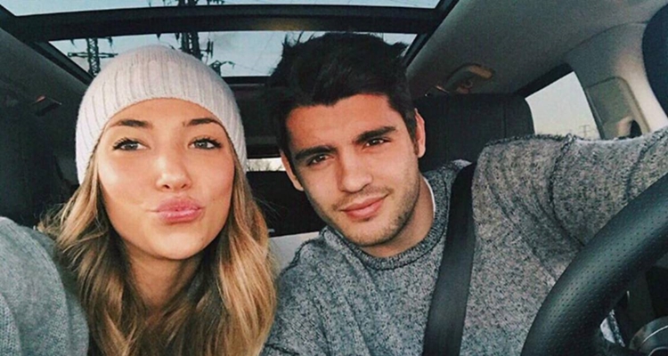 Asalto Morata con su pareja e hijos: Zidane