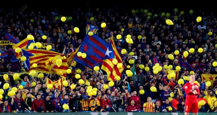 Jugadores Barcelona independentismo