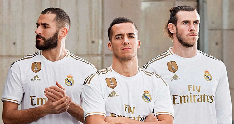 Real Madrid, camisetas de fútbol