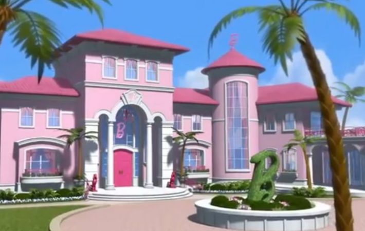 la mansión de la barbie