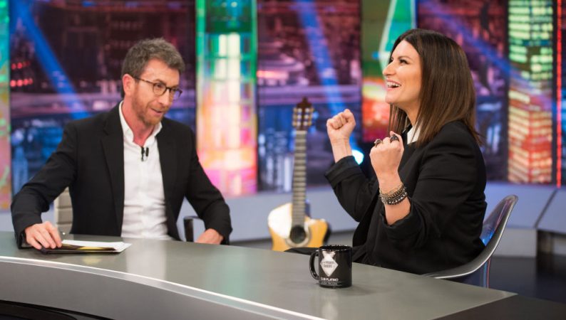 laura pausini con pablo motos en el hormiguero