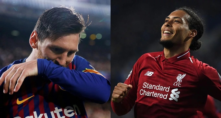 Messi, Van Dijk, futbolistas Balón de Oro
