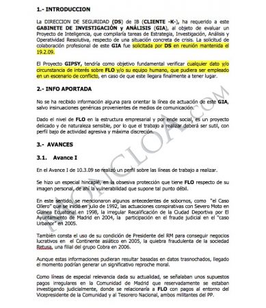 Iberdrola encargó a Villarejo espiar a Florentino Pérez 1 Merca2.es papeles florentino Merca2.es