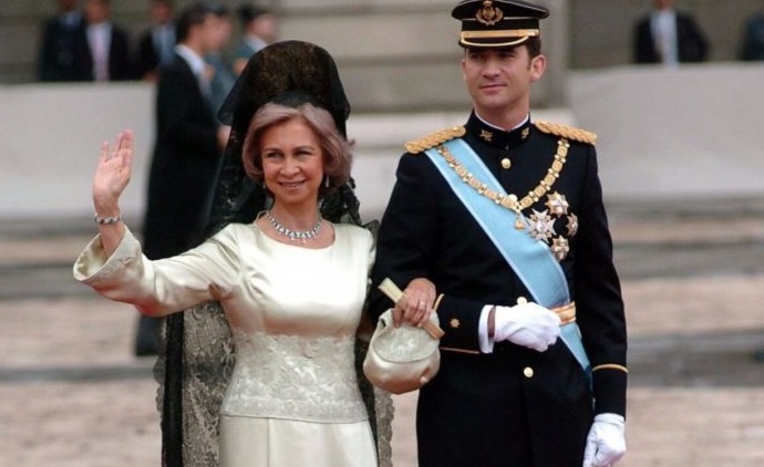 Letizia, Reina Sofia y Felipe VI