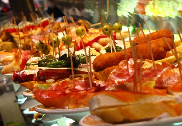 tapas en las ciudades de España