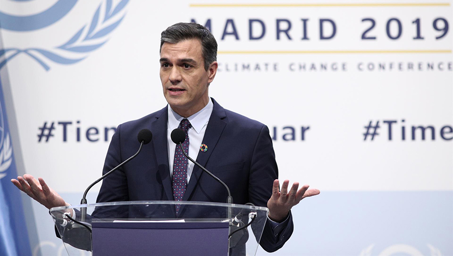 Sánchez: «Solo un puñado de fanáticos niega el cambio climático»