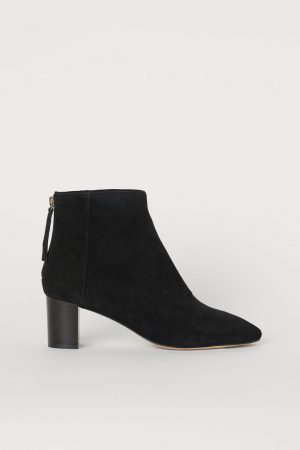 botines de ante
