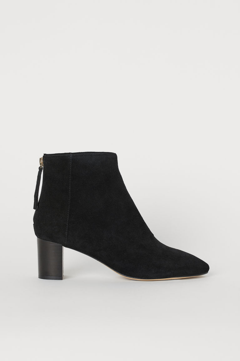 botines de ante