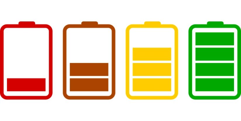 Batería iconos tecnología snapdragon 865