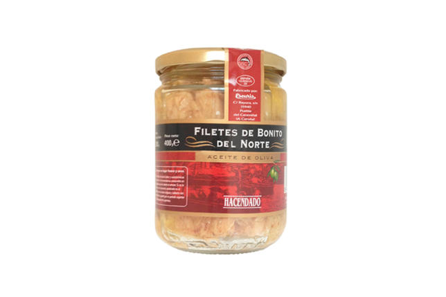Filetes de bonito del norte de Mercadona