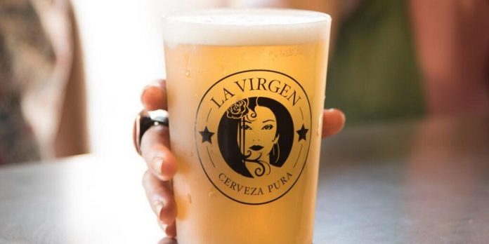 La Virgen cerveza