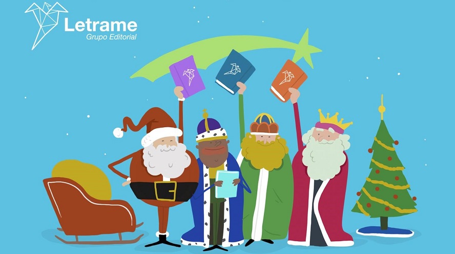 Santa Claus y los Reyes Magos llegan a Letrame. La nueva promoción navideña de Letrame Grupo Editorial