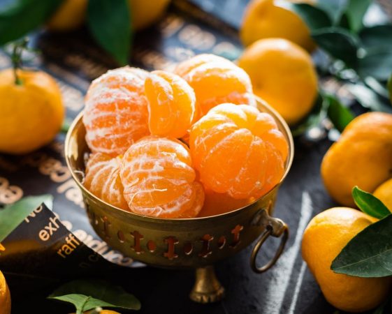 mandarinas con vitaminas C