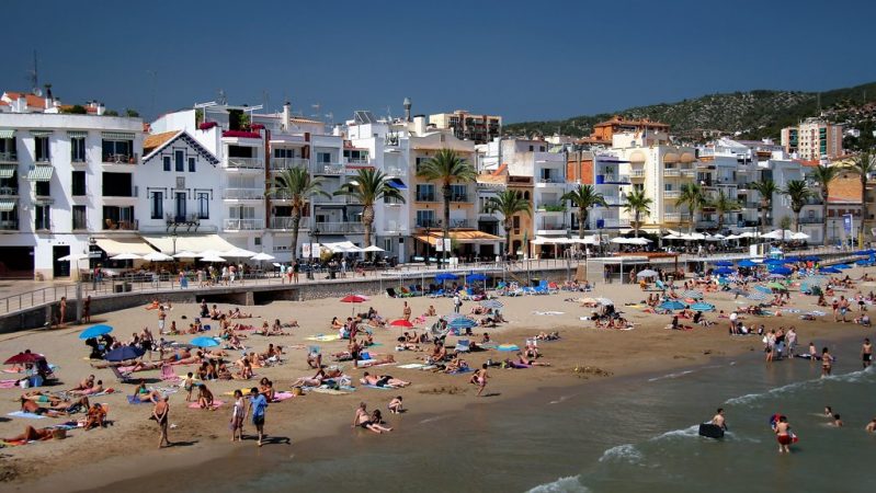 Playa de Sitges, pueblos de Barcelona