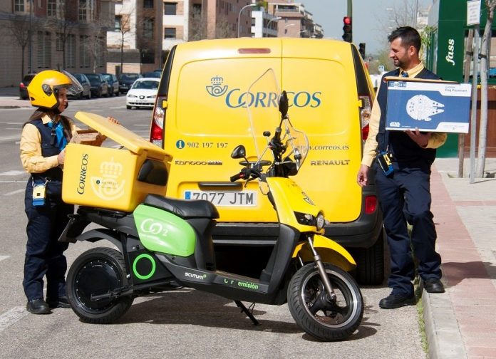 Correos examen puestos