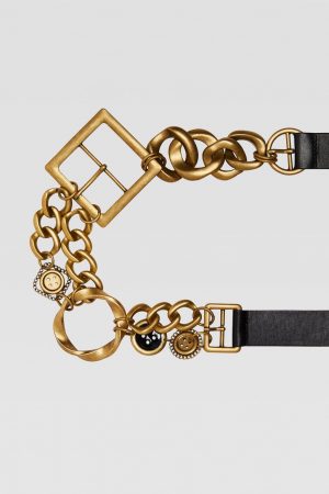 Cinturón de piel maxi edición limitada de Zara