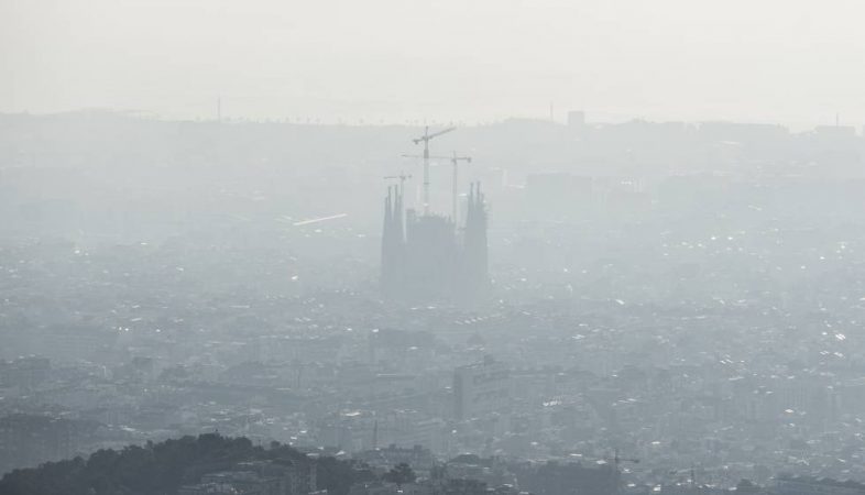 barcelona ciudades contaminadas en España