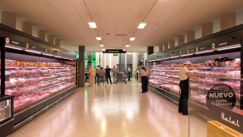pasillo de supermercado