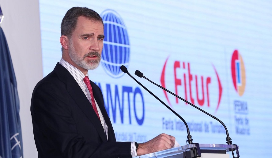 El Rey Felipe ensalza el modelo turístico español con motivo de Fitur
