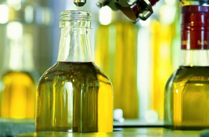 aceite de oliva envasado a Estados Unidos