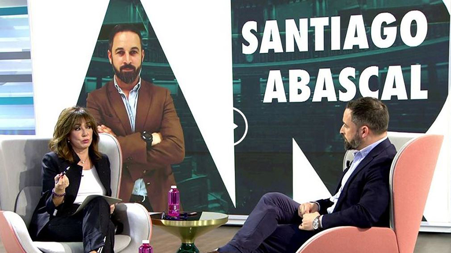El zasca de Ana Rosa Quintana a Santiago Abascal incendia Twitter