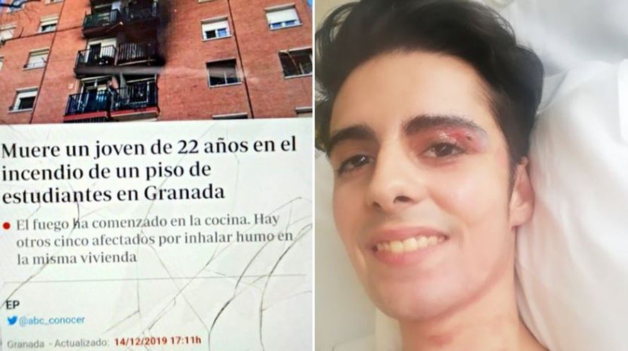 Daniel ‘murió’ en un incendio y ha ‘resucitado’: el milagro más viral