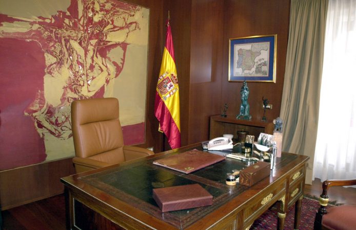 despacho principe Felipe VI, Letizia, Leonor y Sofía