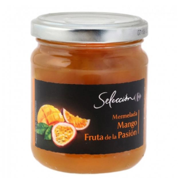 Mermelada fruta mango pasión Carrefour gourmet