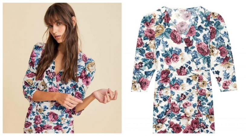 vestido flores stradivarius