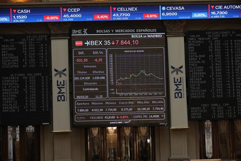 La CNMV prohíbe durante un mes las posiciones cortas en toda la Bolsa española