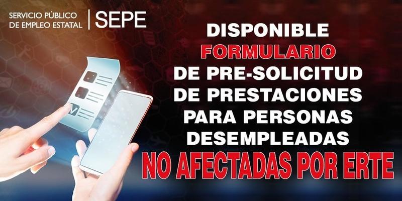 SEPE lanza un formulario para trabajadores no afectados por ERTEs