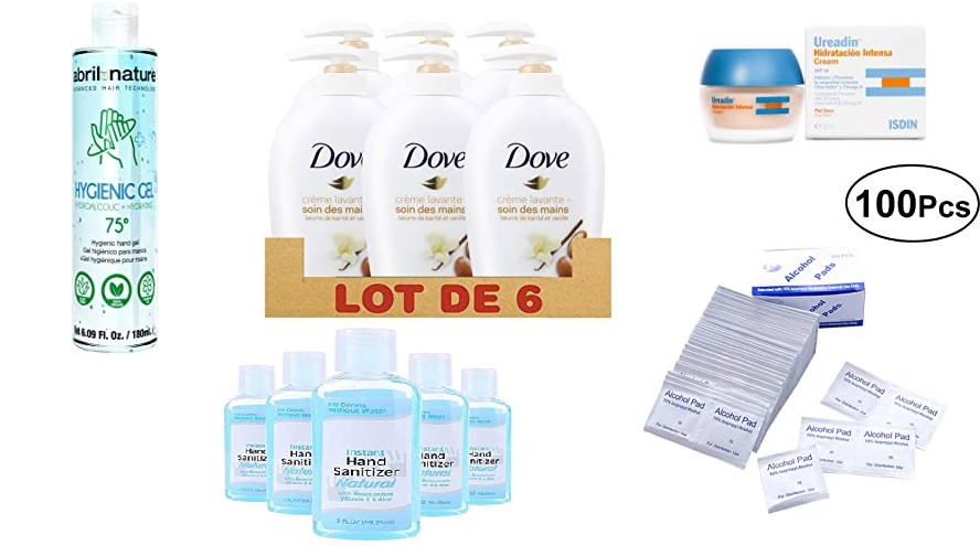 Amazon: ofertas de hoy en geles hidroalcohólicos, jabones y otros productos de parafarmacia
