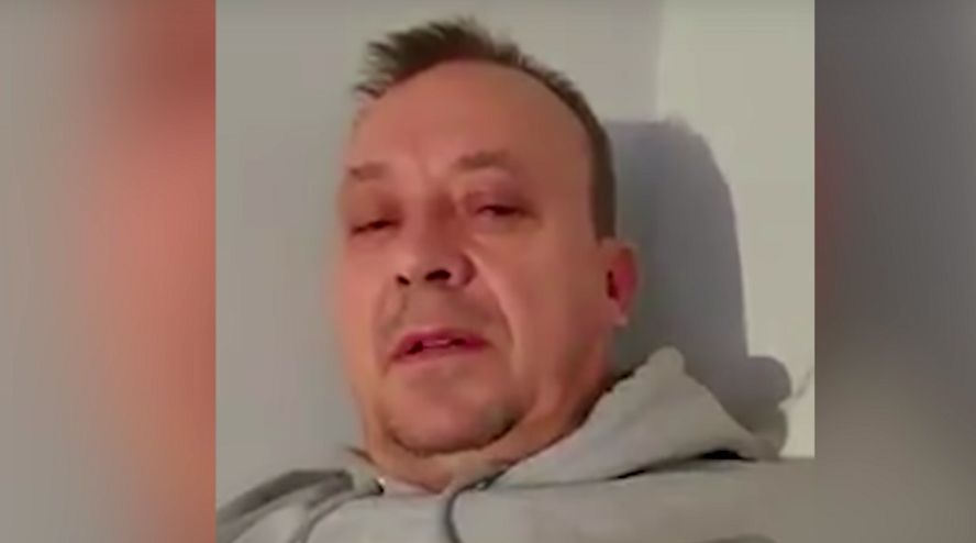 Andy Hardwick y el vídeo que estremece: dolor y jadeos por el coronavirus