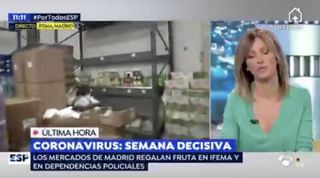 Espejo Público: Nacho Abad en Ifema sin mascarilla y tosiendo. «Denunciable»