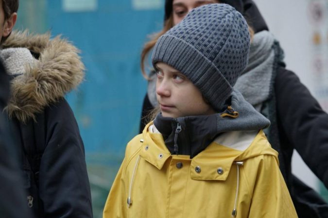 Greta Thunberg con asperberg