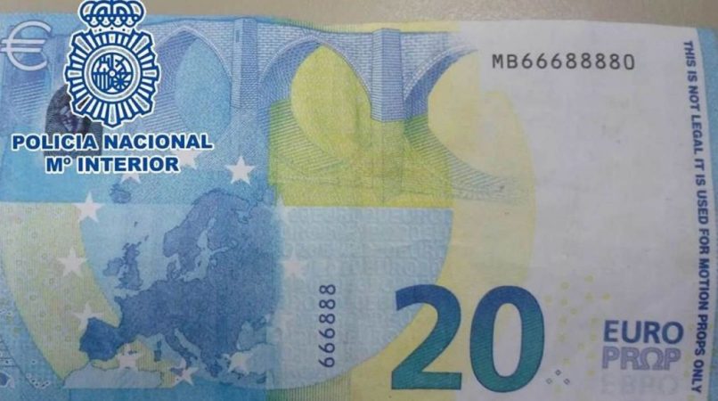 billetes falsos