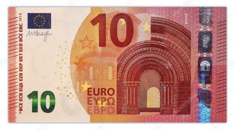 billetes falsos de 10