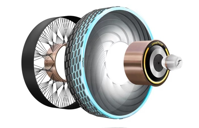 Así sería el futuro del neumático según Goodyear