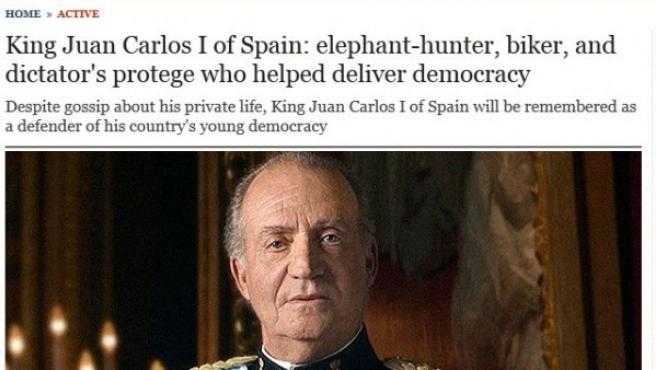 juan carlos I prensa extranjera